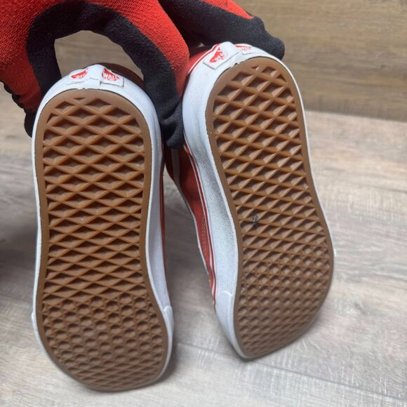 Vans Old Skool Red Canvas Sneaekrs Women's Size 7.5 - Picture 4 of 6
